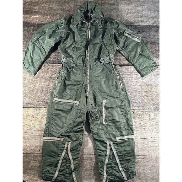 Vintage Type CWU-1/P Mens Coverall Flying 8415-576-3405 Small Short 1962 - Picture 1 of 11
